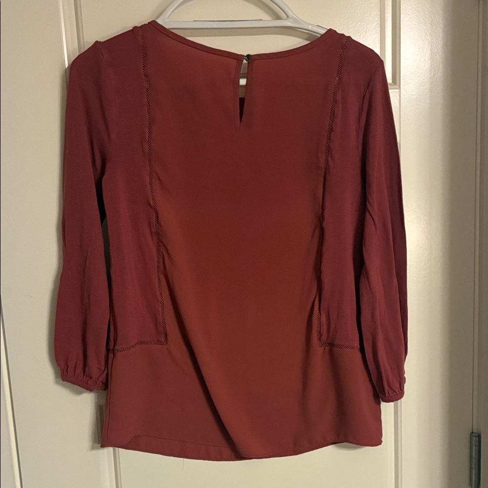 LOFT Women's Long Sleeve Blouse - Picture 3 of 3